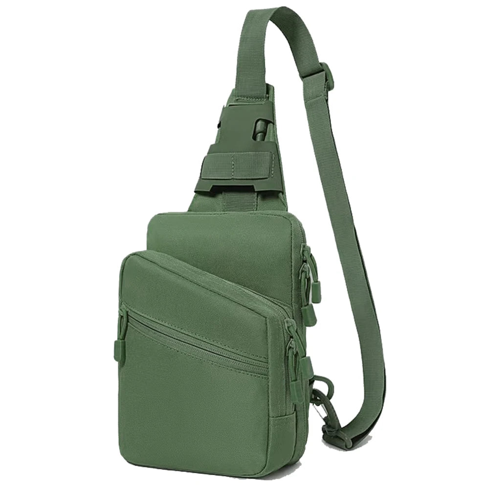 Tactical Sling Bag Concealed Carry Crossbody Gun Bag Qiuck Access Pistol Bag EDC Shoulder Chest Pack Range Bags Fanny Pack