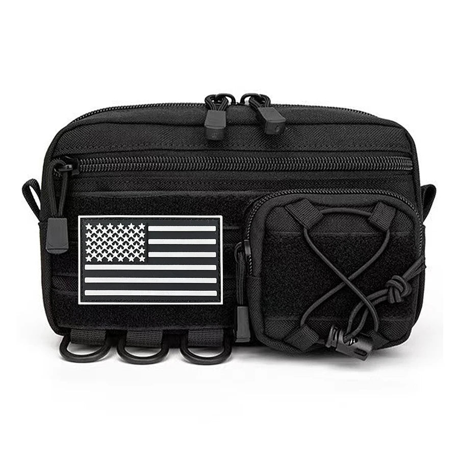 Portable accessory pack, multifunctional outdoor mountaineering waist bag