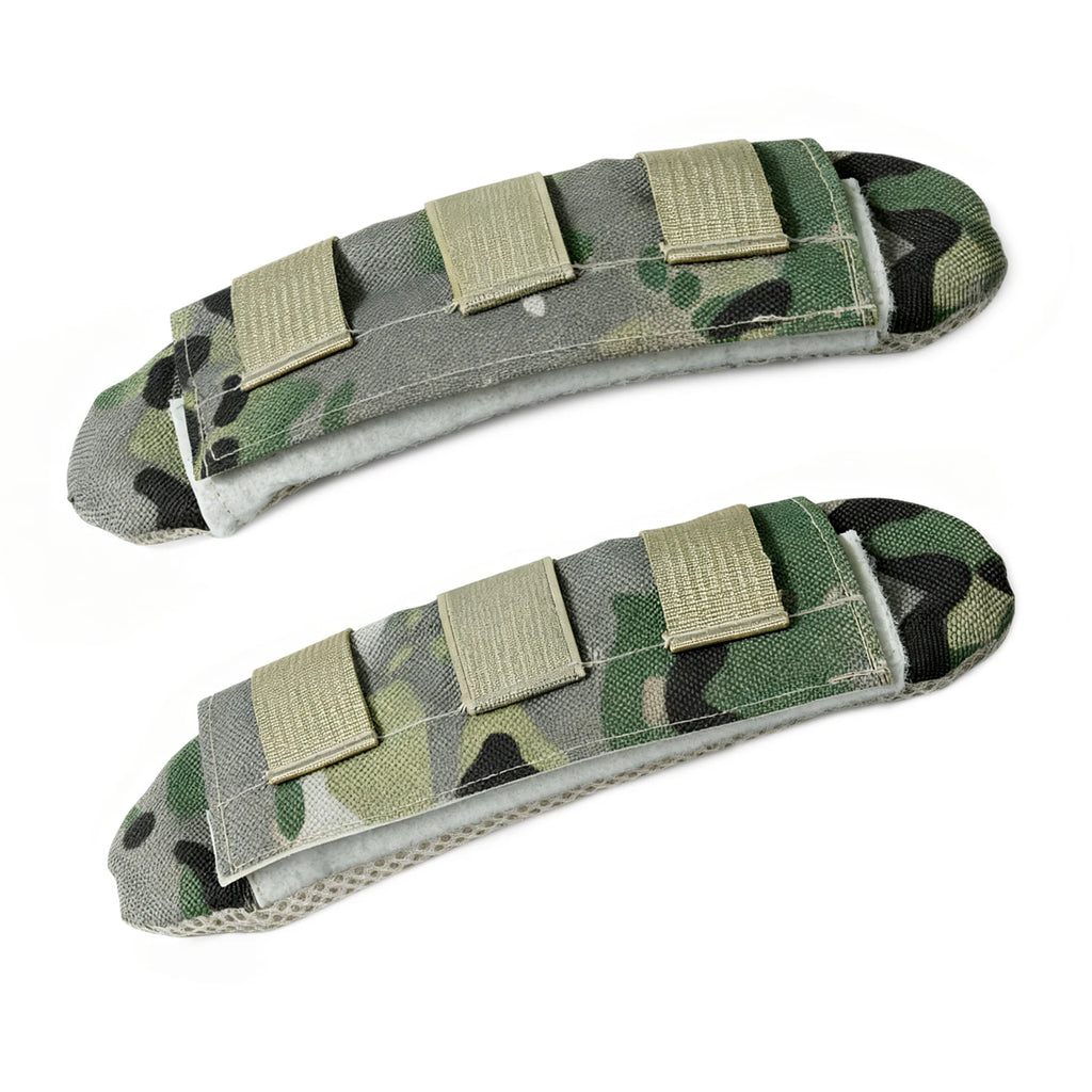 BOOIU Tactical Shoulder Pad Comfort Cushion Mesh Padded Oxford Cloth Tactical Vest Strap For FCPC JPC Hiking Backpack Strap Pad