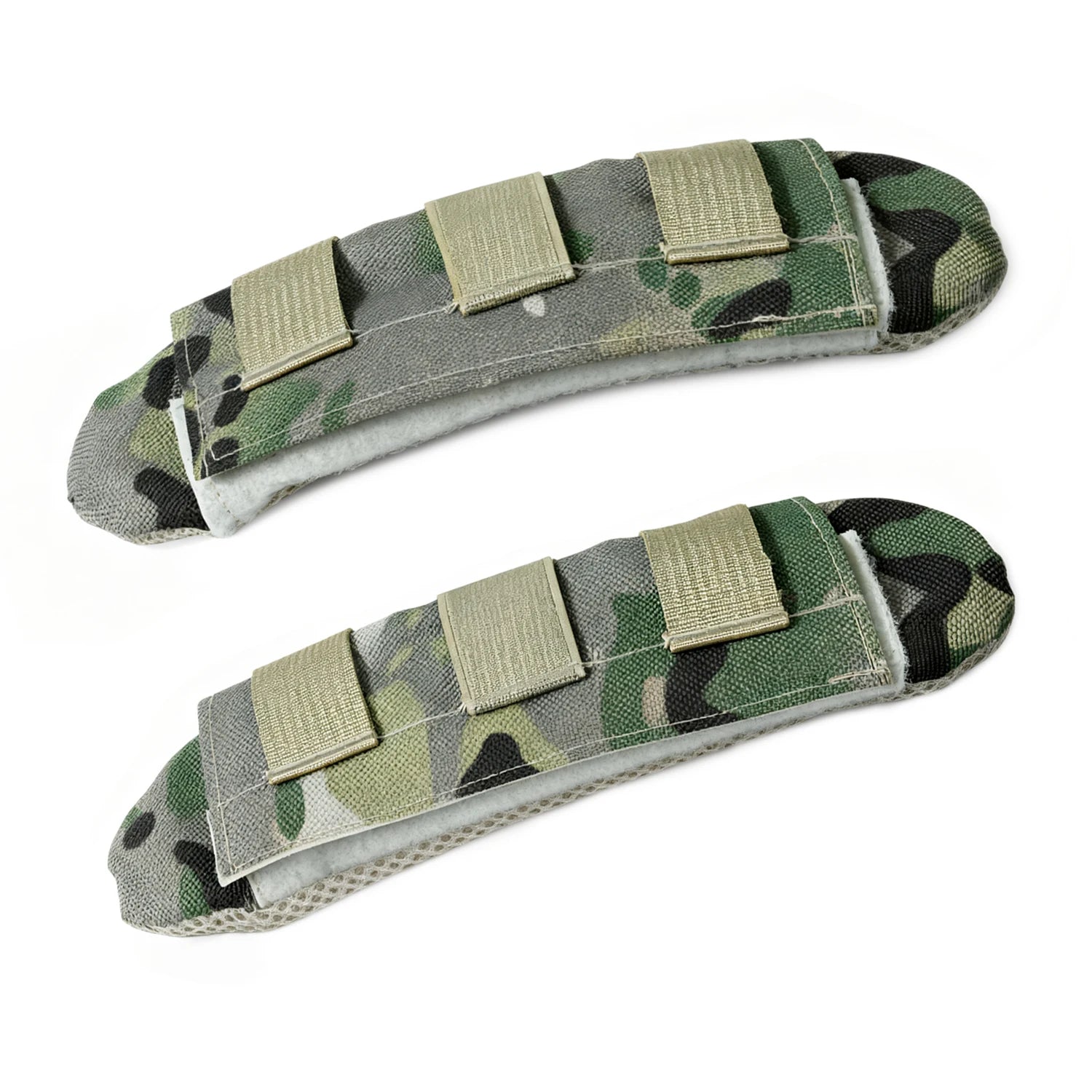 BOOIU Tactical Shoulder Pad Comfort Cushion Mesh Padded Oxford Cloth Tactical Vest Strap For FCPC JPC Hiking Backpack Strap Pad