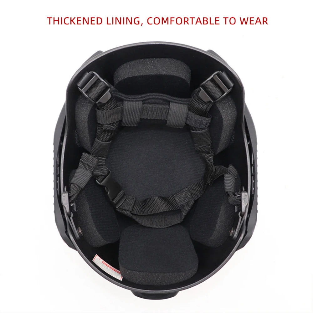 BOOIU Tactical MICH2001 Helmet Airsoft FAST Helmet Tactical Helmet Outdoor Sport CS Hunting Riding Military Safety Protect Gear