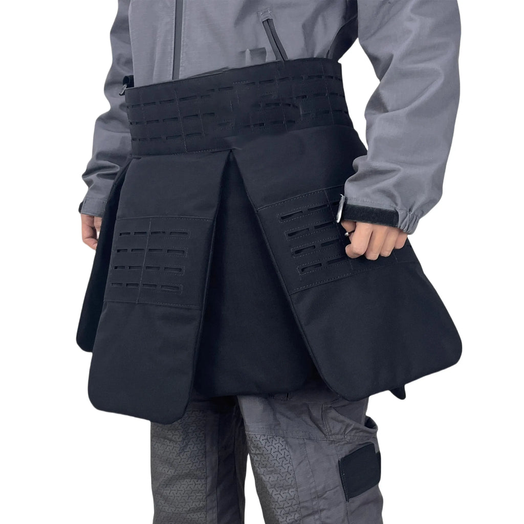 Real NIJ Level IIIA 9mm&.44mag Combat Laser Molle Bulletproof Skirt Tactical Combat Hunting Quick Release Adjustable Skirt