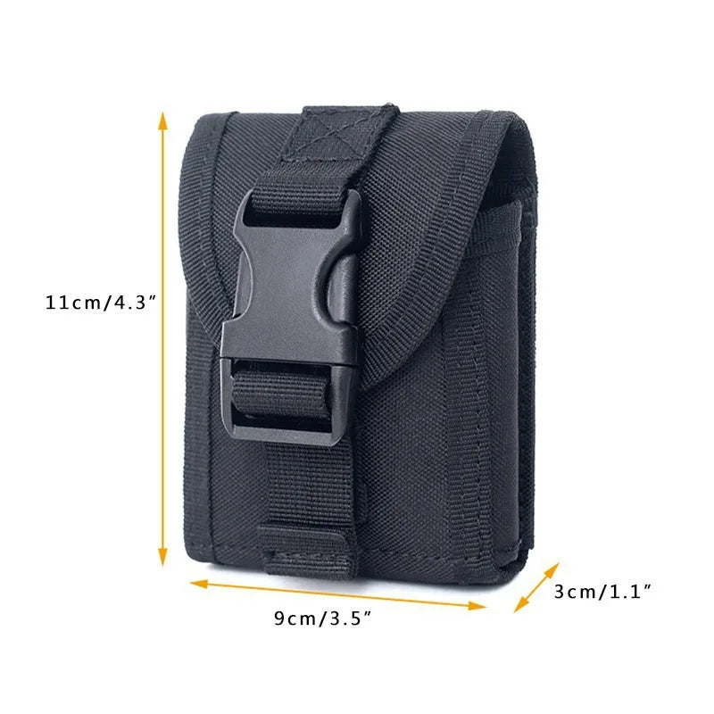 Compact EDC Pouch Tactical  Cigarette Bag Nylon Water Resistant MOLLE Tool Backpack Vest Hunting Mag Bag Waist Pack