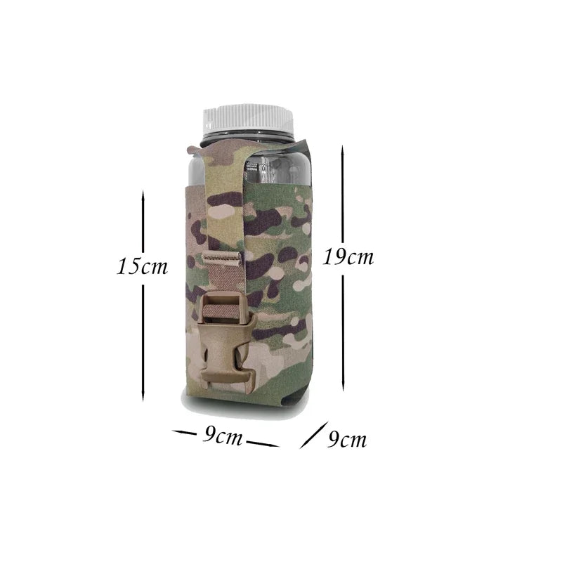 Tactical SS Style Water Bottle Pouch Airsoft Vest Bottle Holder Plate Carrier Molle Pouch Hunting 1L Bottle Bag Accessories
