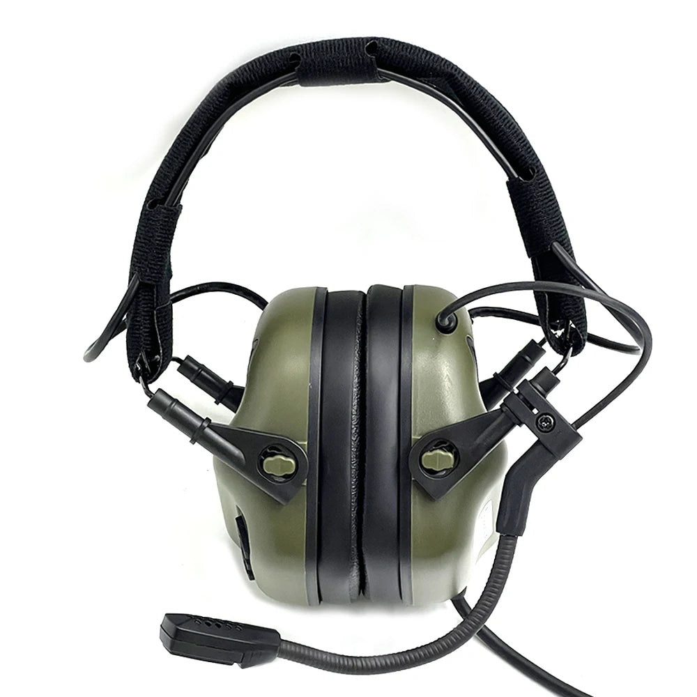 EARMOR M32 SE Tactical Headset for Helmet - Noise Canceling Headphones with mic for Shooting & Hunting Earmuffs with M51 PTT