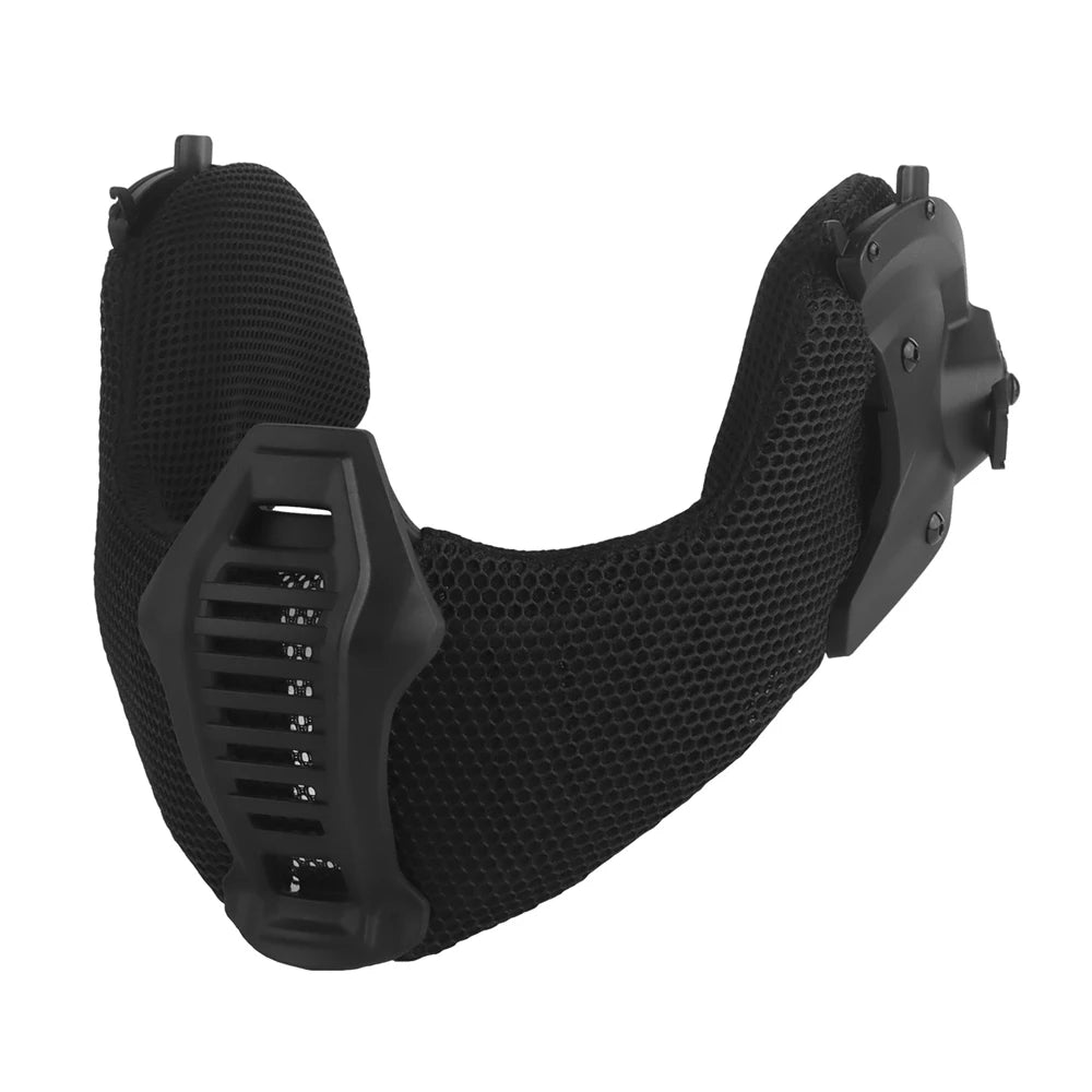 Tactical Team Wendy 3.0 Helmet Mouthguard Modular Hunting Shooting Airsoft CS Games Protective Half Face Mask Helmet Accessories