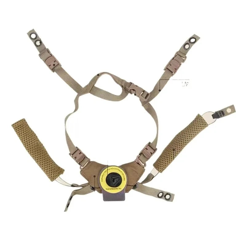 Tactical Helmet Suspension System Adjustable Fit for Airsoft and Training Compatible with Wendy WENDY MICH Mickey Helmet