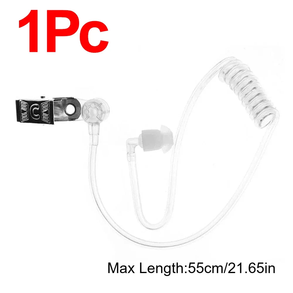 Acoustic Tube Earpiece K-Port Tactical Communication Accessories In-Ear Speaker Noise Isolation Wearable Radio Headset