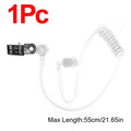 Acoustic Tube Earpiece K-Port Tactical Communication Accessories In-Ear Speaker Noise Isolation Wearable Radio Headset