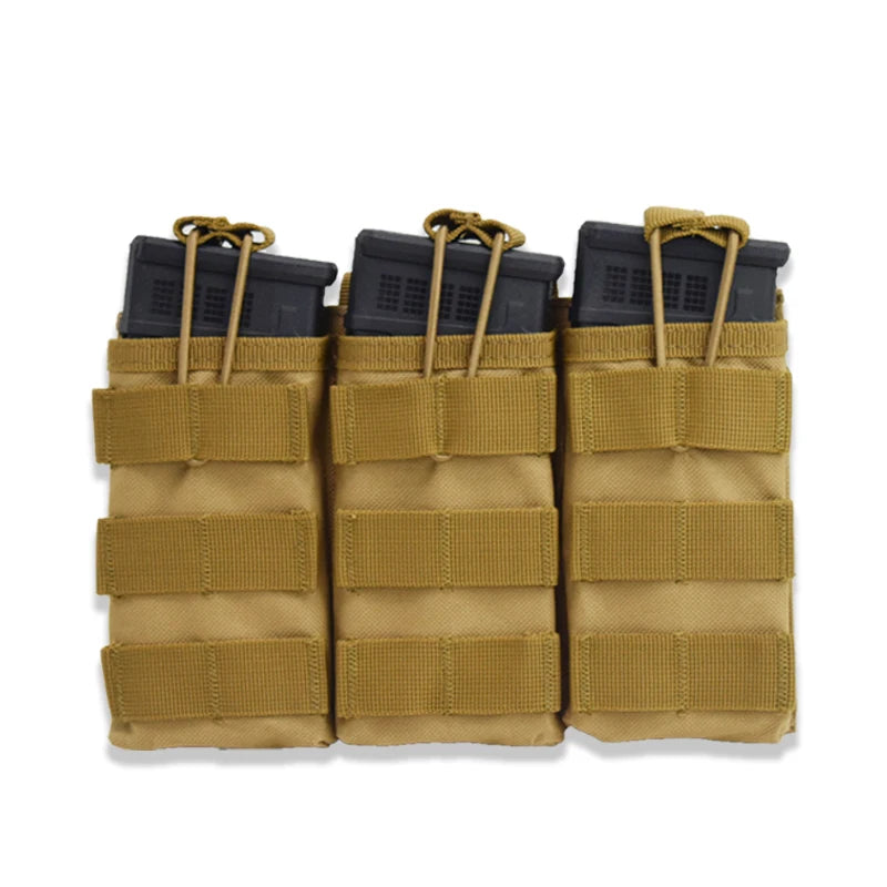 Tactical Hunting Molle Single&Double&Triple Magazine Pouches Airsoft AK 7.62 5.56mm M4 Magazine Bag Tactical Hunting Gear