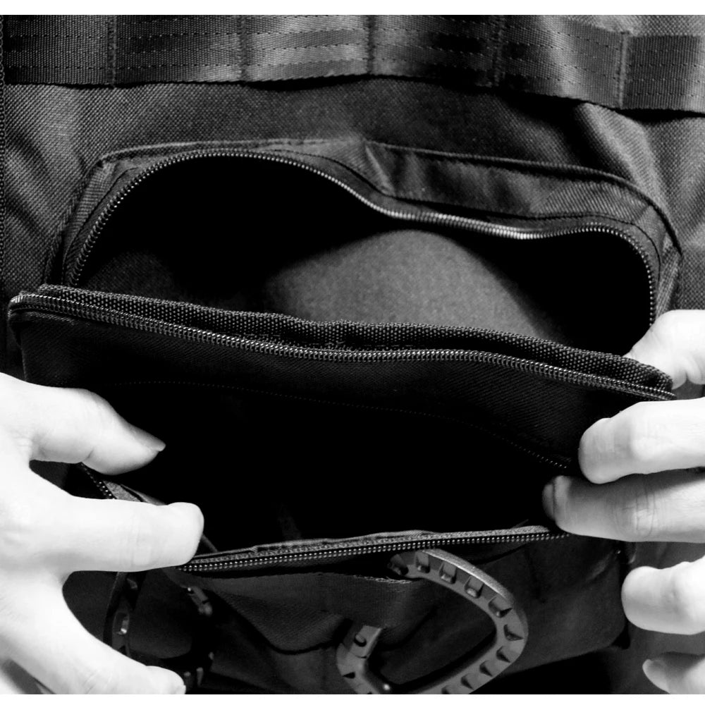 TAK YIYING Tactical Vest Nylon Military Vest Chest Pack Pouch Black