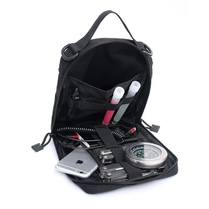 Tactical Backpack Molle Tool Bag Utility Accessories Storage Handbag Outdoor Camping Hunting Survival Kit Medical Pouch