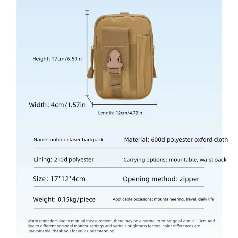 Tactical First Aid Waist Pack Men Camo Molle Pouch Outdoor Cycling Running Camping Hunting Multi-Function Tool Phone Bag
