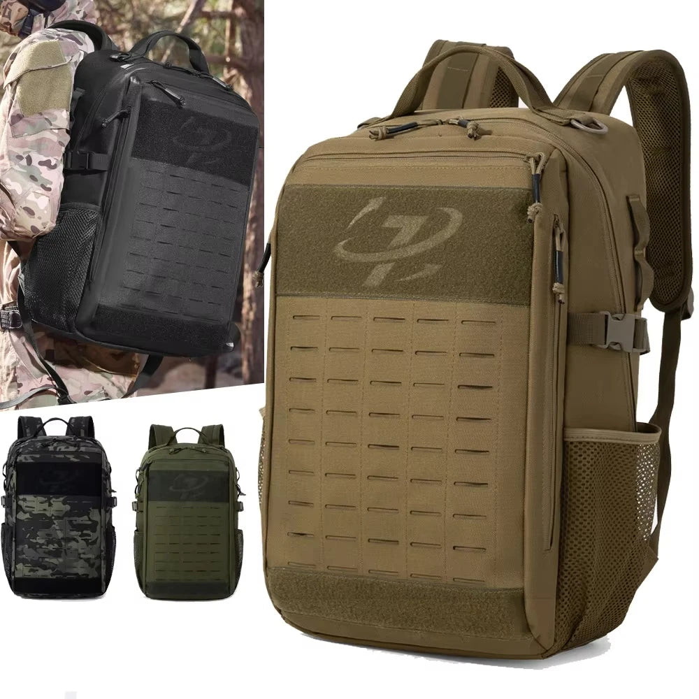Tactical Travel Backpack for Men Hiking Climbing Outdoor Sports Rucksack Laser Molle Bag Laptop School Survival Backpack Pack