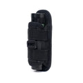 Molle flashlight bag, 360 degree rotatable flashlight cover, hunting lighting accessories, survival kit