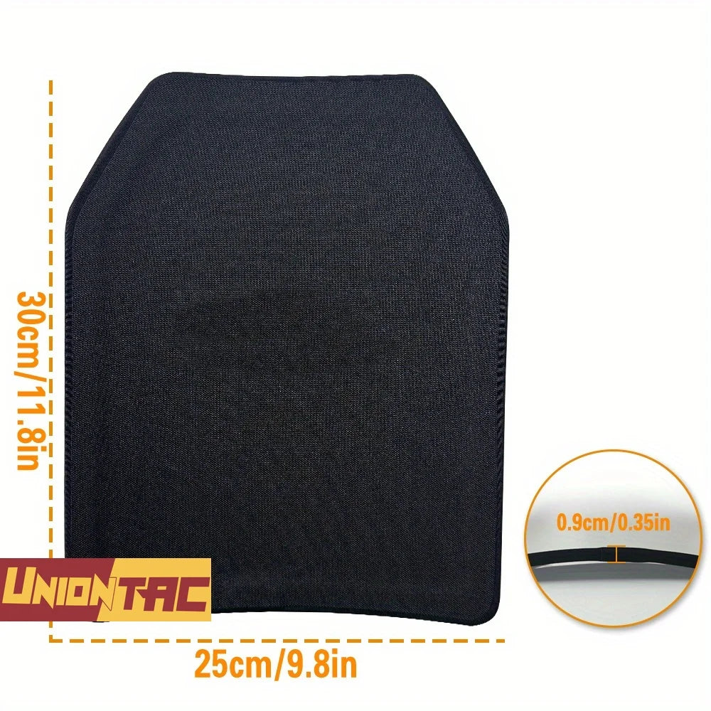 UNIONTAC TESTED IN USA  with video 2pcs Tactical Chest UMHWPE Hard Plates Lightweight Protection  500g each one
