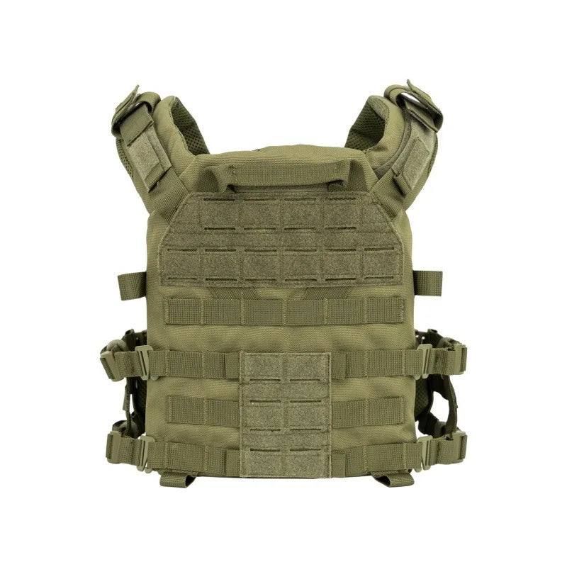 Quick Release Tactical Vest Lightweight MOLLE Plate Carrier Quick Donning For Airsoft CS Wargame