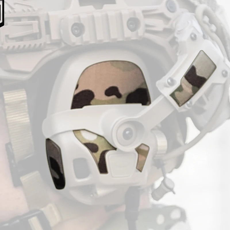 Multiple Protective Tactical Headphone Hair Sticker MSA/C3 C2/M31 M32 Outdoor Soundproof Tactical Headphone Decorative Accessori