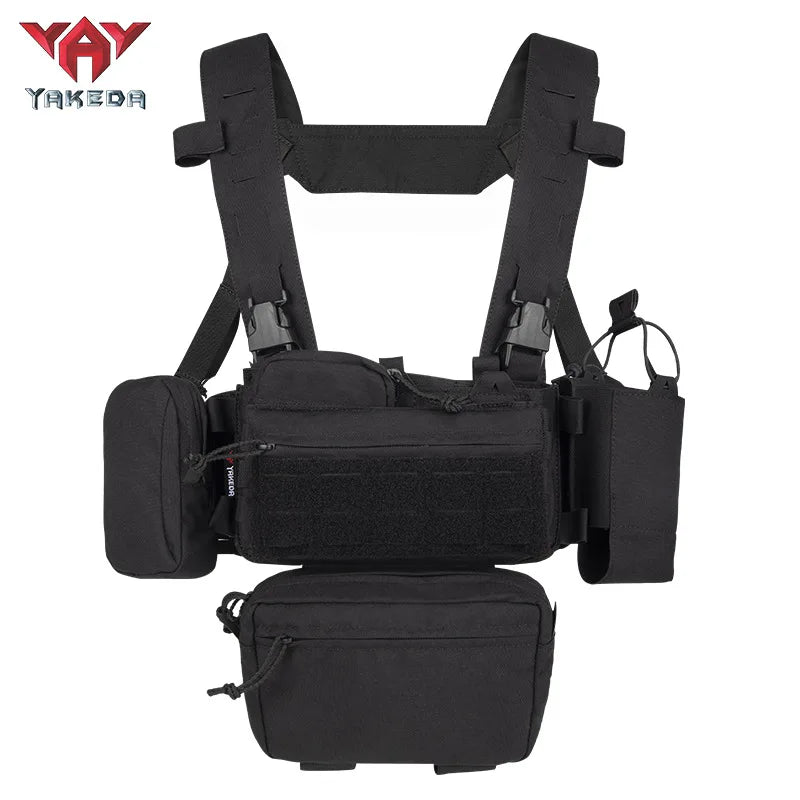 Tactical Vest CS Match Wargame TCM Chest Rig Airsoft Pack Magazine Pouch Holster Molle System Waist Men Airsoft Hunting Vest