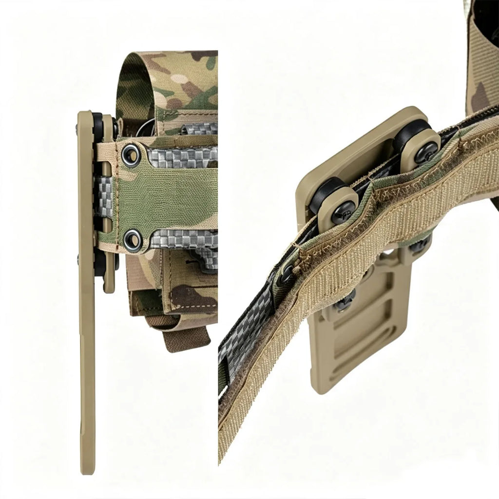 Short Modular Holster Adapter Tactical Holster Mount Gear Accessory MOLLE Compatible Pistol Holster Attachment for Tactical game