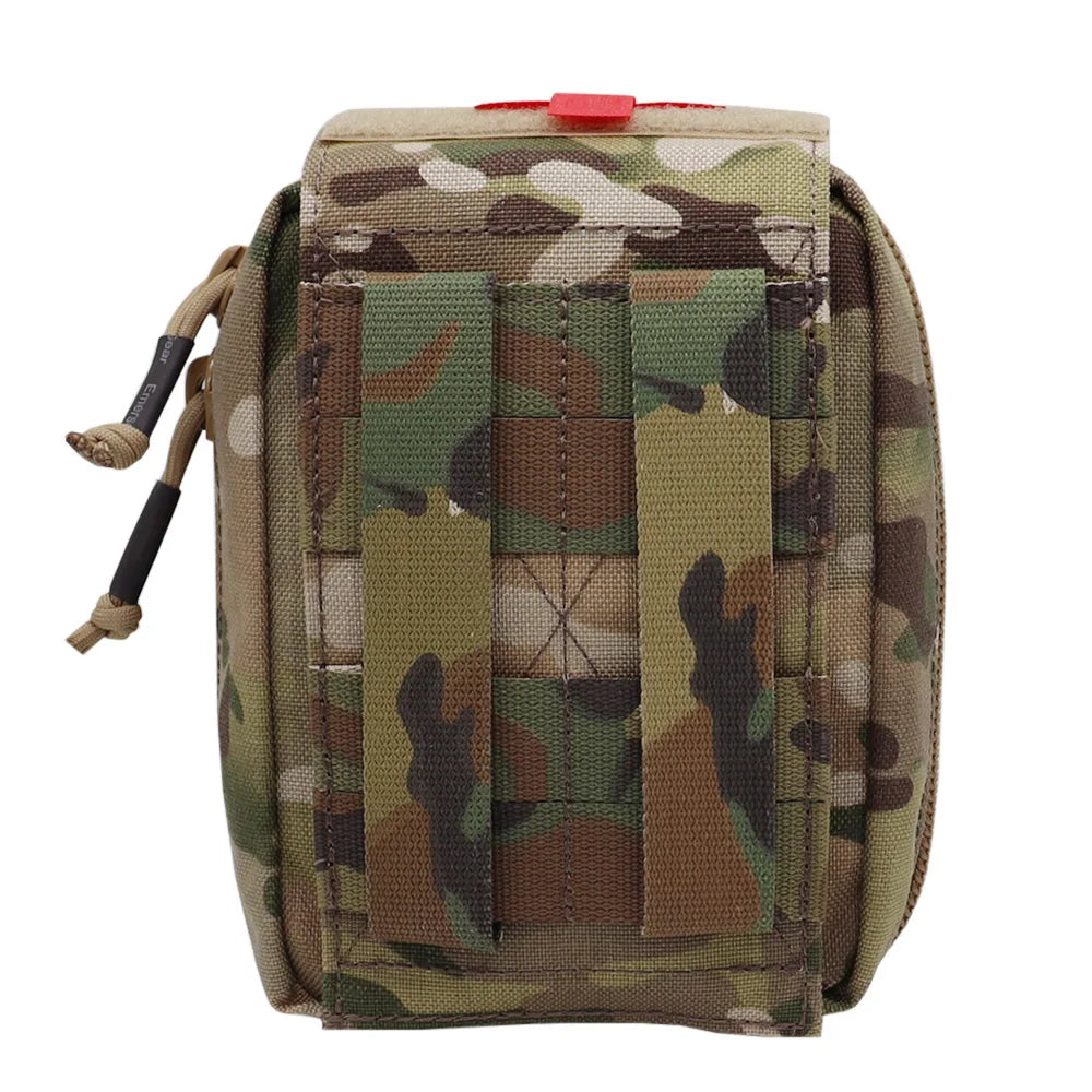 Emersongear Tactical MOLLE First Aid Kit Pouch Medical Carrier EMT IFAK Survival Bag W/ Zipper Multicam Molle Tool Pouch