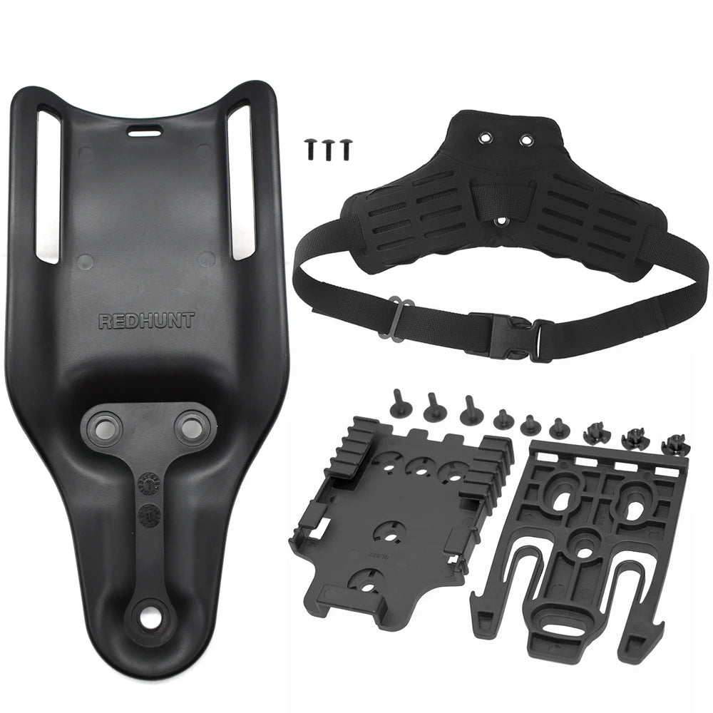 Hunting Quick Locking System Kit Mid-Ride Leg Belt Loop Platform Drop Leg Holster Thigh Platform Holster Adapter Base for GL