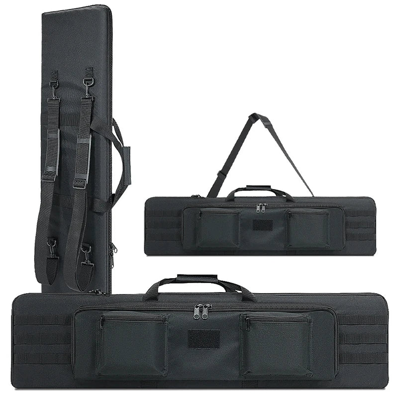 Tactical 100cm Gun Case Gun Bag Airsoft Rifle Shotgun Holster with Soft Padding 120cm Outdoor Hunting Gun Carrying Bag Pouch