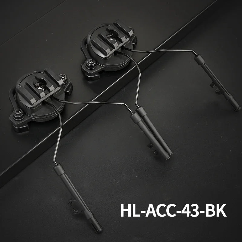 Universal Helmet Headset Mount | 19-21mm Rail Adapter | for Outdoor Comms & Cycling Radios