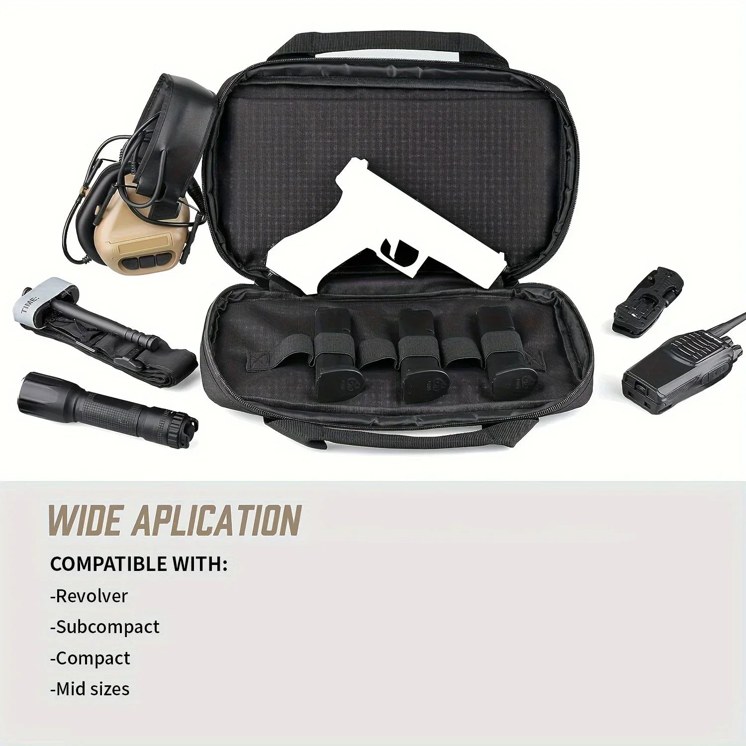 Waterproof Heavy Duty 600D Nylon Bag, Padded Soft Tool Storage Bag