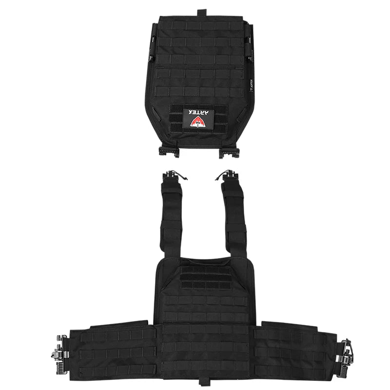 ARTEX Quick Realse 1000D Nylon Modular Cutting Tactical Hunting Vest Personal Protective for Hunting Black Chaleco Tactico
