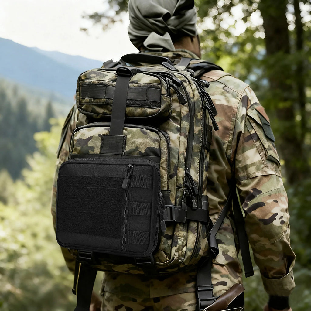 Tactical Molle Admin Pouch Multi-Purpose Laser-Cut Utility Pouch Modular EMT EDC Organizer Tool Pouch Bag