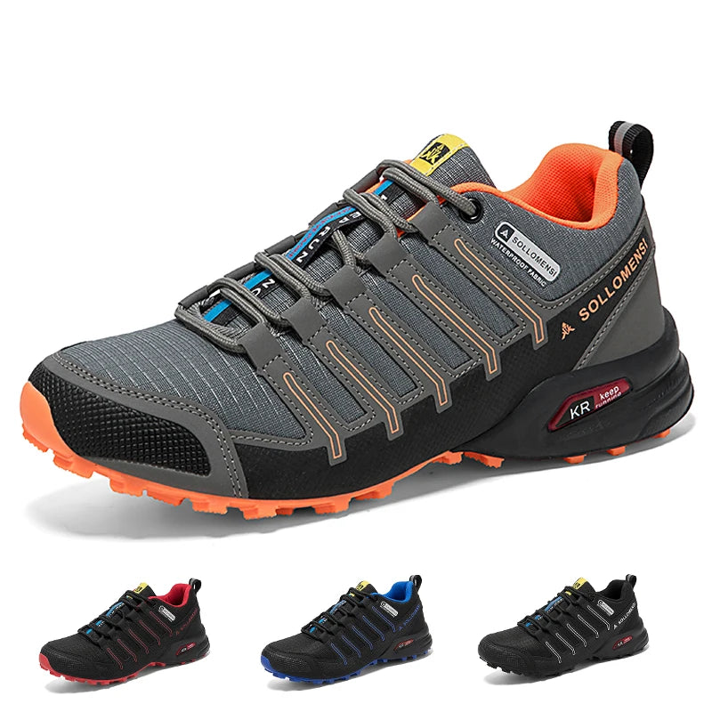 YUYIN Men's Hiking Shoes Waterproof Non-slip All-terrain Sports Hiking Camping Hunting Tactical Training Shoes Cycling Shoes