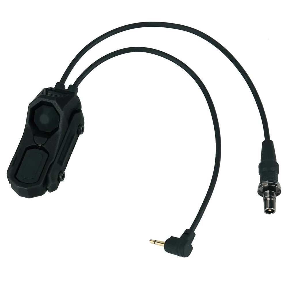 Flashlight Remote Dual Function Switch Button Tactical Airsoft Pressure Switch for PEQ-15 NGAL Laser and Tactical Flashlights