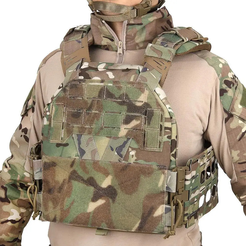 New 2.0 Tactical KZ Plate Carrier Low-Profile K-0 Hunting Vest Quick Release Cummerbund MOLLE Mesh Comfort Lightweight Gear
