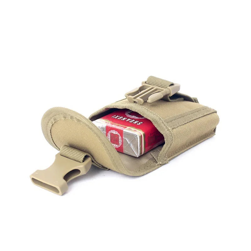 Compact Tactical EDC Cigarette Pouch Tools Organizer 1000D Nylon Water Resistant MOLLE Backpack Vest Hunting Mag Bag Waist Pack