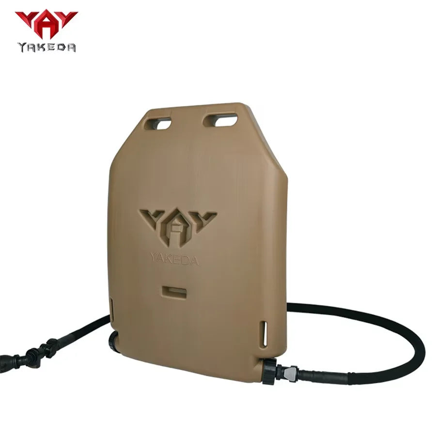 YAKEDA 1.75L PE food grade water bag inner tank vest water bag insert board 110cm with suction nozzle soft water pipe