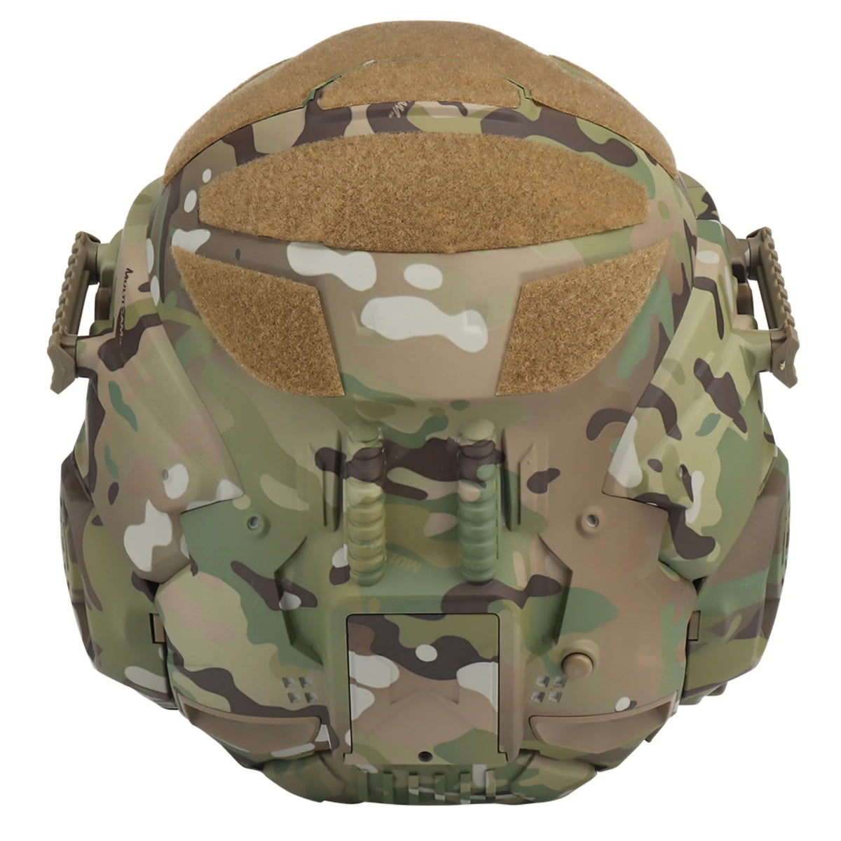 Assault I Airsoft Helmet Full Face, Tactical Helmet with HD Headset Anti-Fog Fan 2 Pairs Lens Flip Mask for Outdoor CS