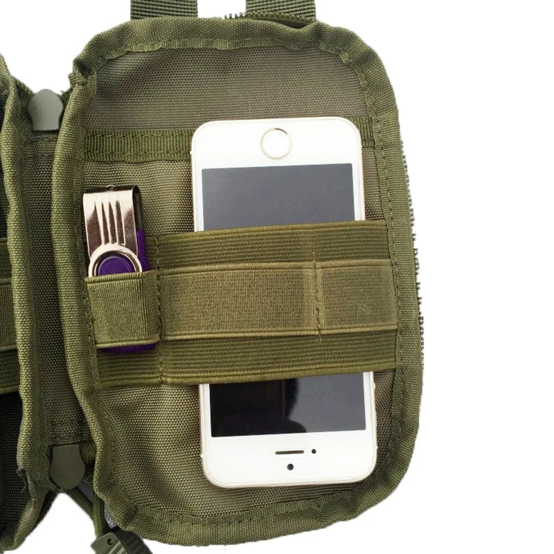 Hunting EDC Molle Pouch Portable Small Medical Waist Pack Outdoor First Aid Bag Phone Case Holder Camping Hunting Accessories