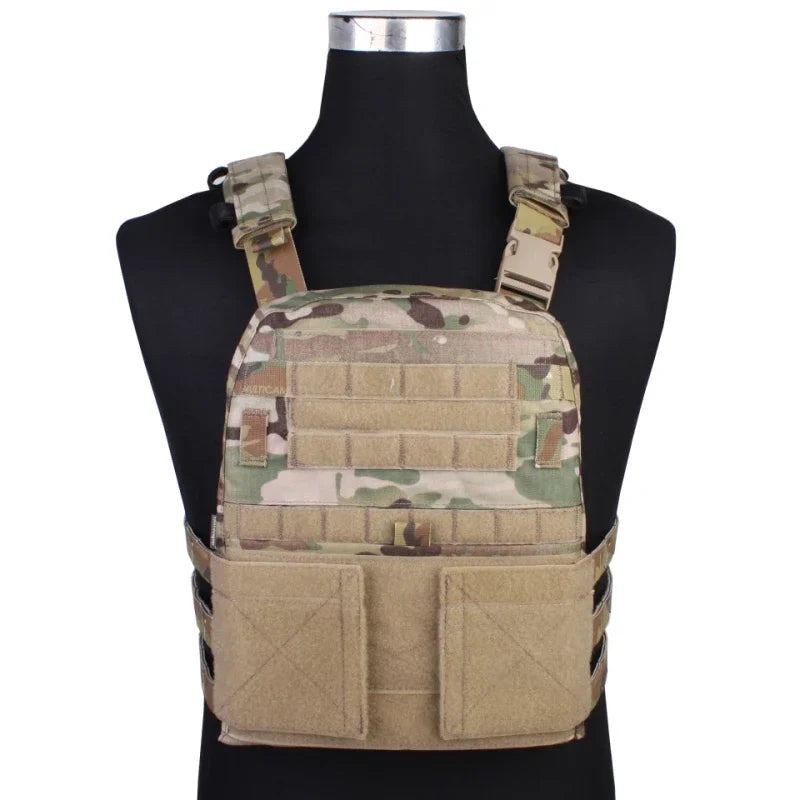 Sport Vest MenCP Lightweight MVS VEST Adjustable Quick Release Airsoft Vest Nylon Hunting Carrier for Outdoor Paintball Training