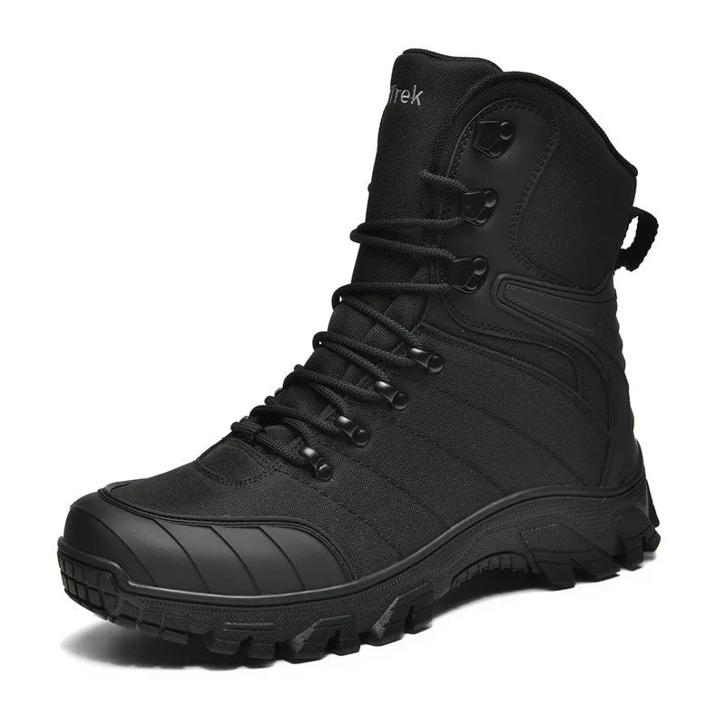 Male Hiking Tactical Shoes High Upper Outdoor Mountain Sports Shoes Camouflage Hunting Boots Desert Boots