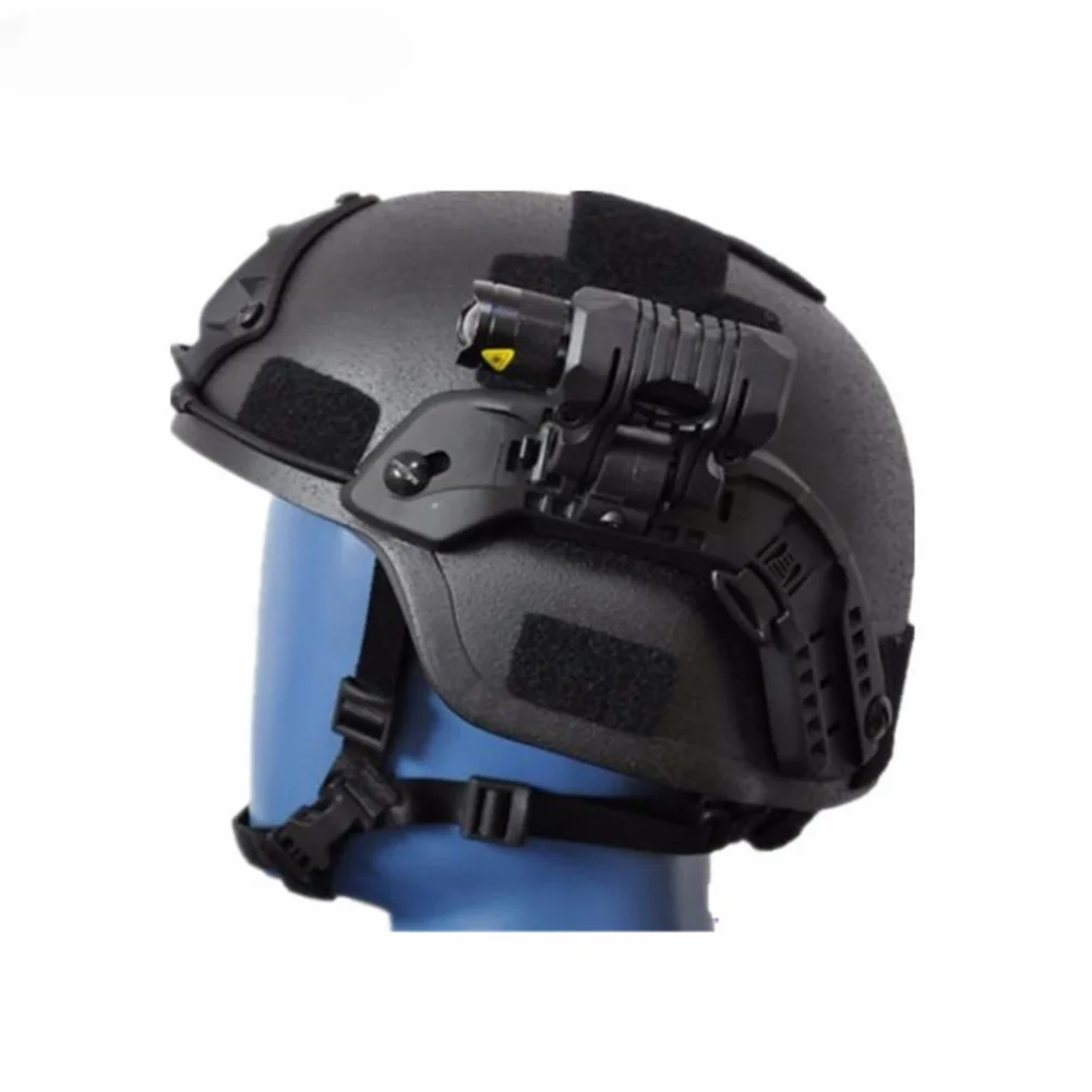 BOOIU MICH2000 Tactical Helmet Side Guide Rail With Lanyard Nylon ARC Helmet Adapter Rail Military Airsoft Helmet Accessories