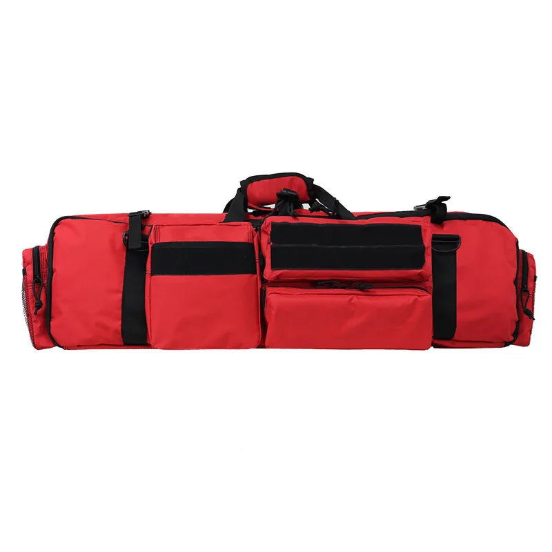 1000D Oxford Tactical Hunting Gun Carrying Bag Heavy Duty Colored Bullet Air Gun Box with Shoulder Strap for Outdoor Equipment