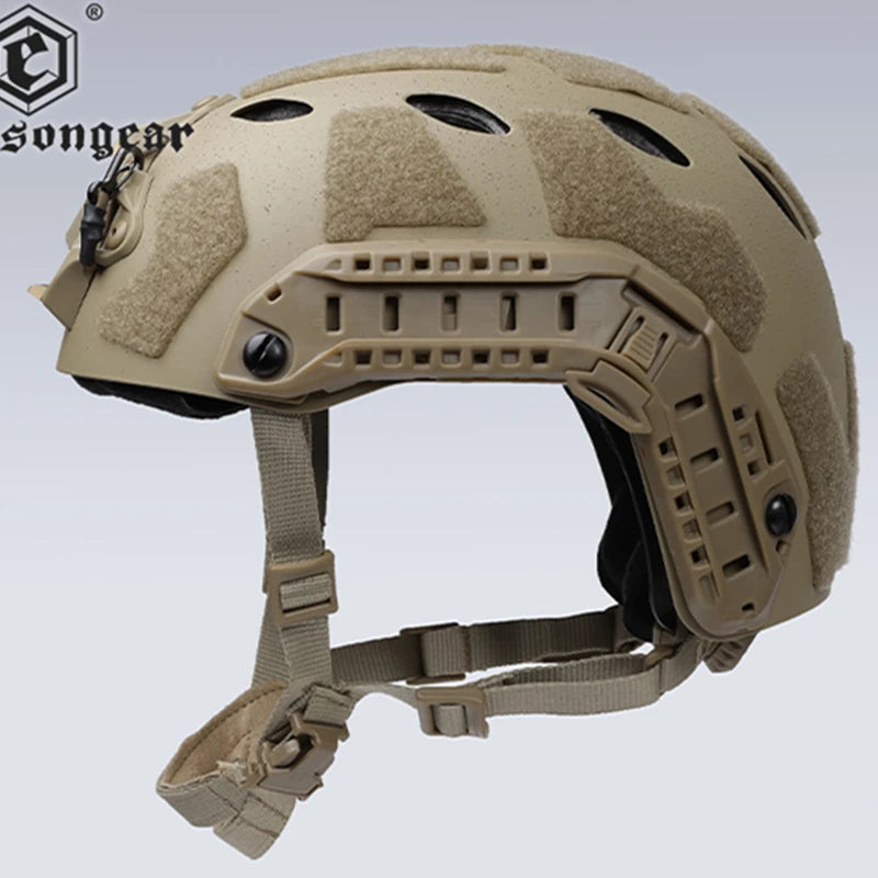 Emersongear Fast SF Super Hight Cut Tactical Helmet（Training）Ops-Core Helmet CS Paintball Protection Airsoft Hunting Equipment