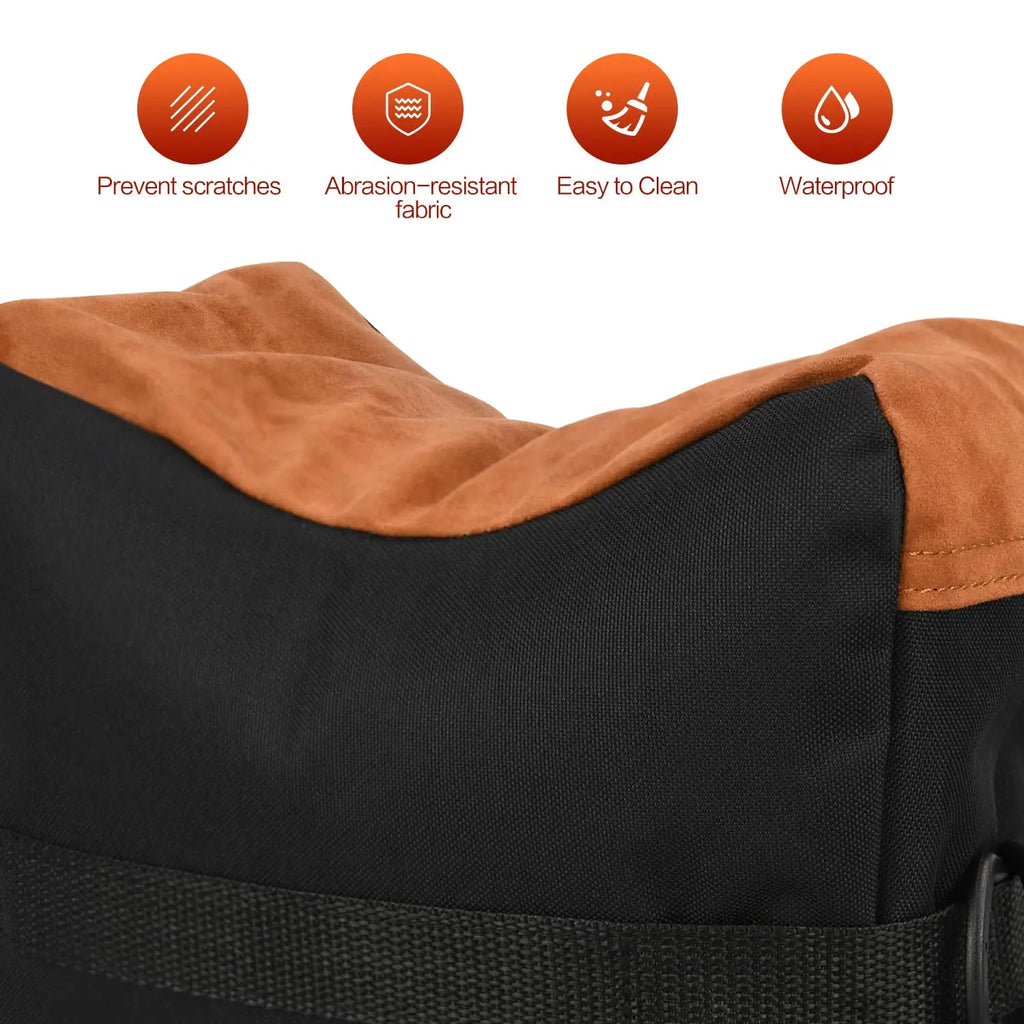 Twod Outdoor Shooting Rest Bags - Target Sports Bench Rest with Front & Rear Support SandBag Stand Holders for Gun Rifle Shootin