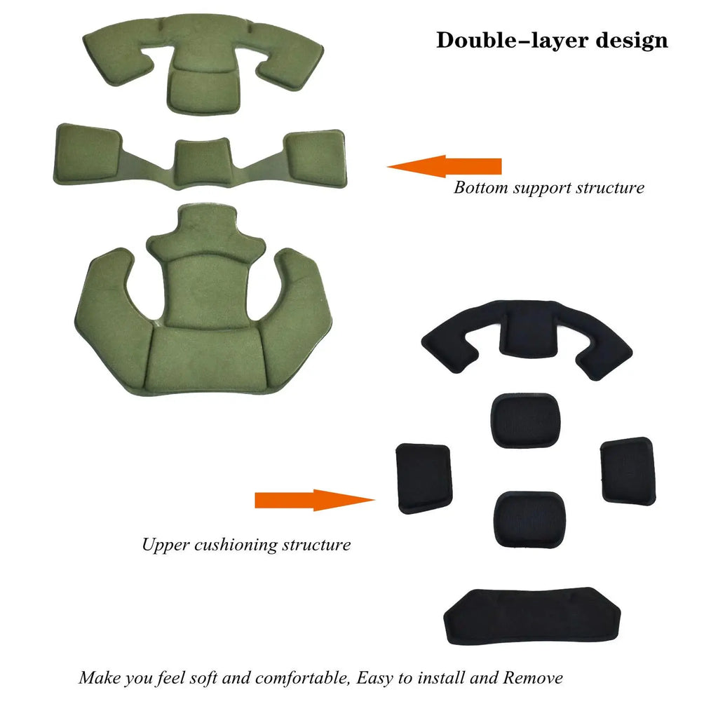BOOIU Wendy Tactical Airsoft Helmet Chin Strap Dial Suspension System for Hunting Explorer Advanced Fast Adjustable Helmets