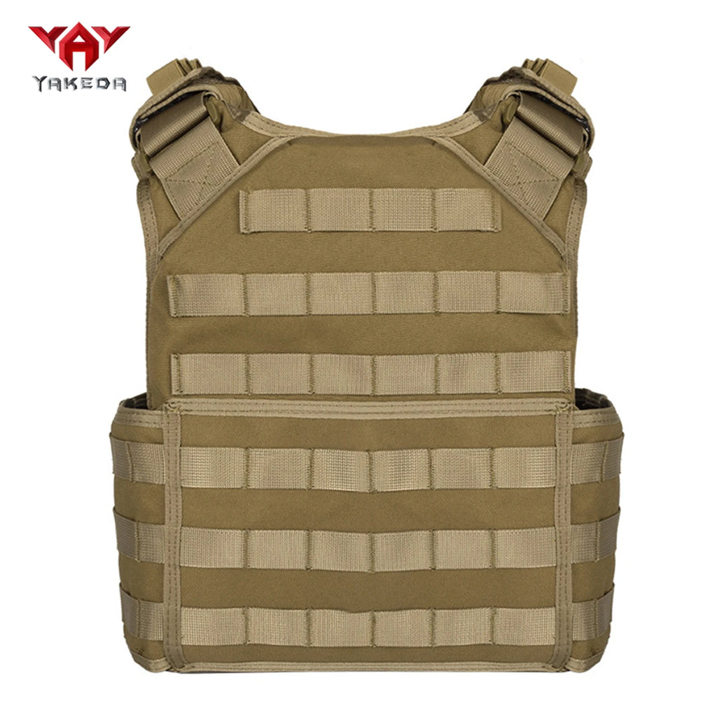 YAKEDA vest internal adjustable buckle can adapt to different body shapes, wear-resistant material suitable for outdoor hunting