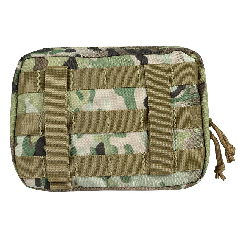 Tactical MOLLE EDC Pouch First Aid Kit Cell Phone Holder Waist Pack Emergency EMT Utility Tool Bag for Outdoor Camping Hiking