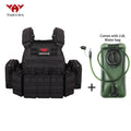 YAKEDAMOLLE Modular Hunting Tank Top, Comes with 2L Soft Water Bag, Adjustable Shoulder Strap with Multiple Device Bags