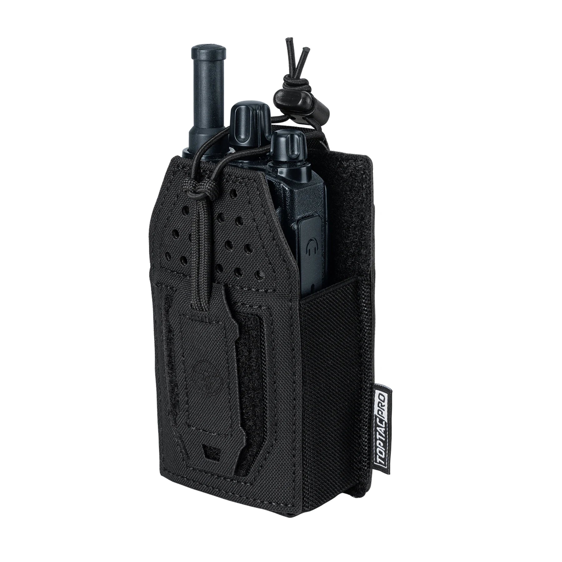 TOPTACPRO Tactical Mini Radio Pouch Molle Walkie-talkie Interphone Pouch Duty Tactical Molle Tool Pouch 8524