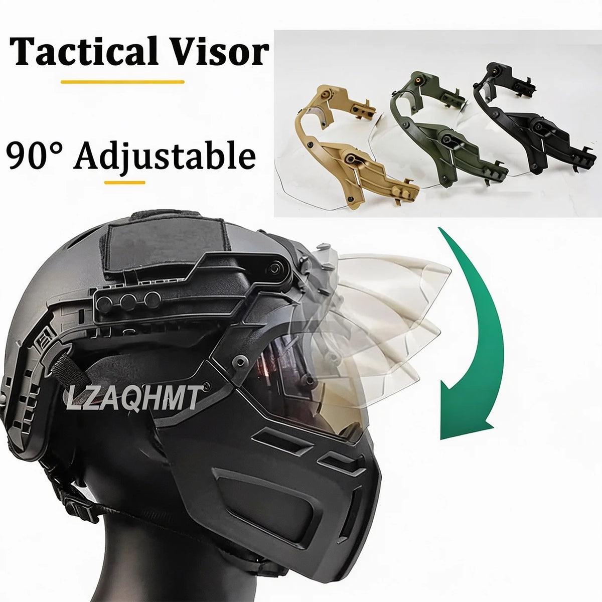 8-in-1 Tactical FAST Helmet Combo: Upgraded Bump Helmet, Headset, Mask & Cover - Military Gear for Paintball Airsoft Training